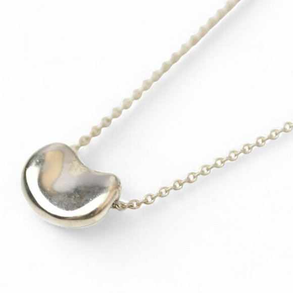 Tiffany & Co. Elsa Peretti Bean Motif Pendant in Silver, 0.9cm Wide